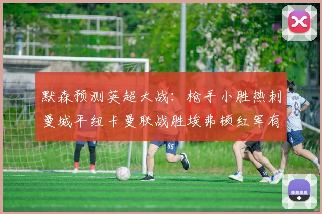 默森预测英超大战：枪手小胜热刺曼城平纽卡曼联战胜埃弗顿红军有望取胜